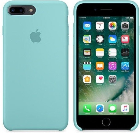 

Чехол Silicone Case для iPhone 7 Plus, iPhone 8 Plus OR Sea Blue