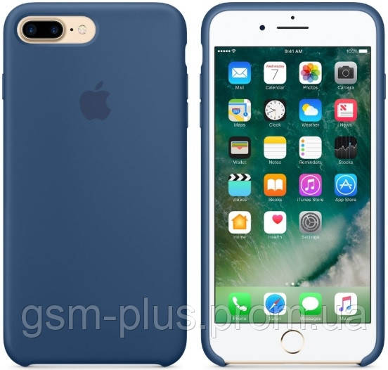 

Чехол Silicone Case для iPhone 7 Plus, iPhone 8 Plus OR Blue Cobalt