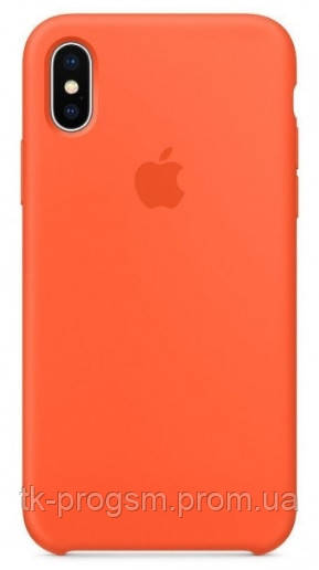 

Чехол (Silicone Case) для iPhone XS Max Orange, Принт