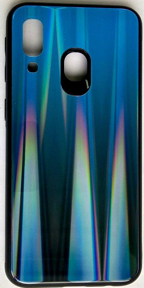 

Силиконовый чехол "Стеклянный Shine Gradient" Samsung A405 / A40 (Deep blue) # 10