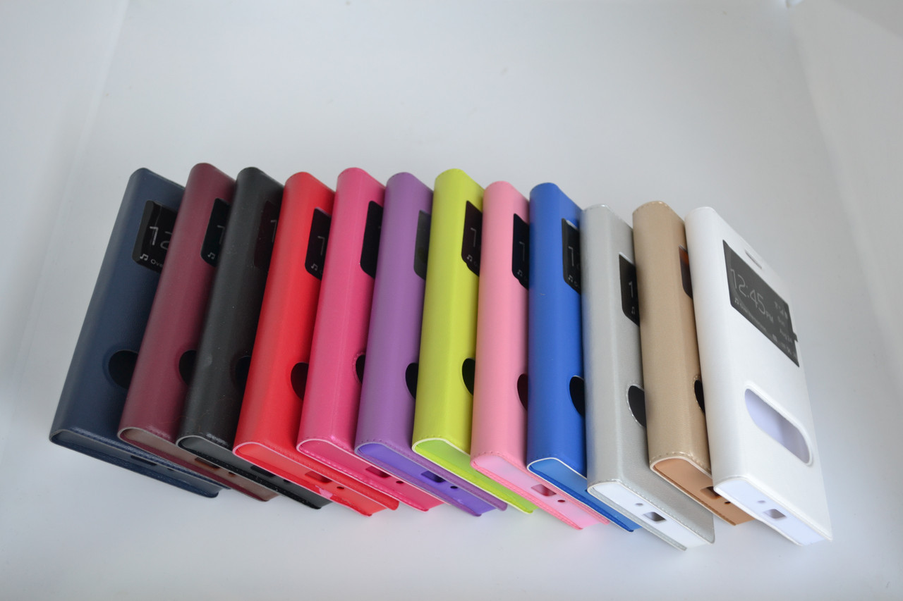 

Чехол-книжка "Flip-COVER С магнита и с 2 ОКНОМ" MEIZU M2 BLACK