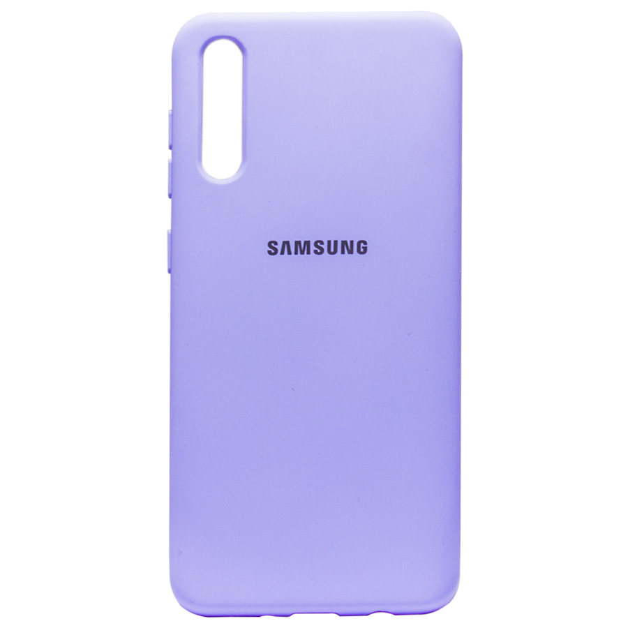 

Силикон Original Silicone Case Samsung A01 / A015 HQ фиалковый