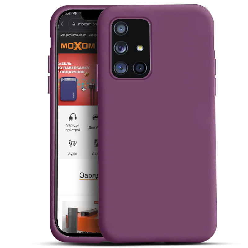 

Силикон SOFT Silicone Case Huawei Y6p (без лого) фиолетовый