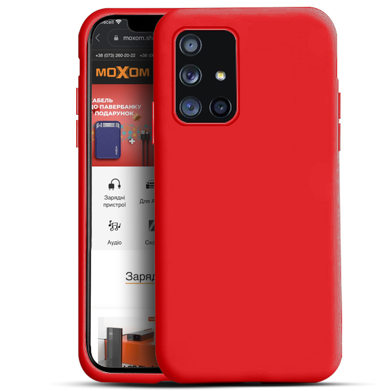 

Силикон SOFT Silicone Case Xiaomi Mi 9T (без лого) красный