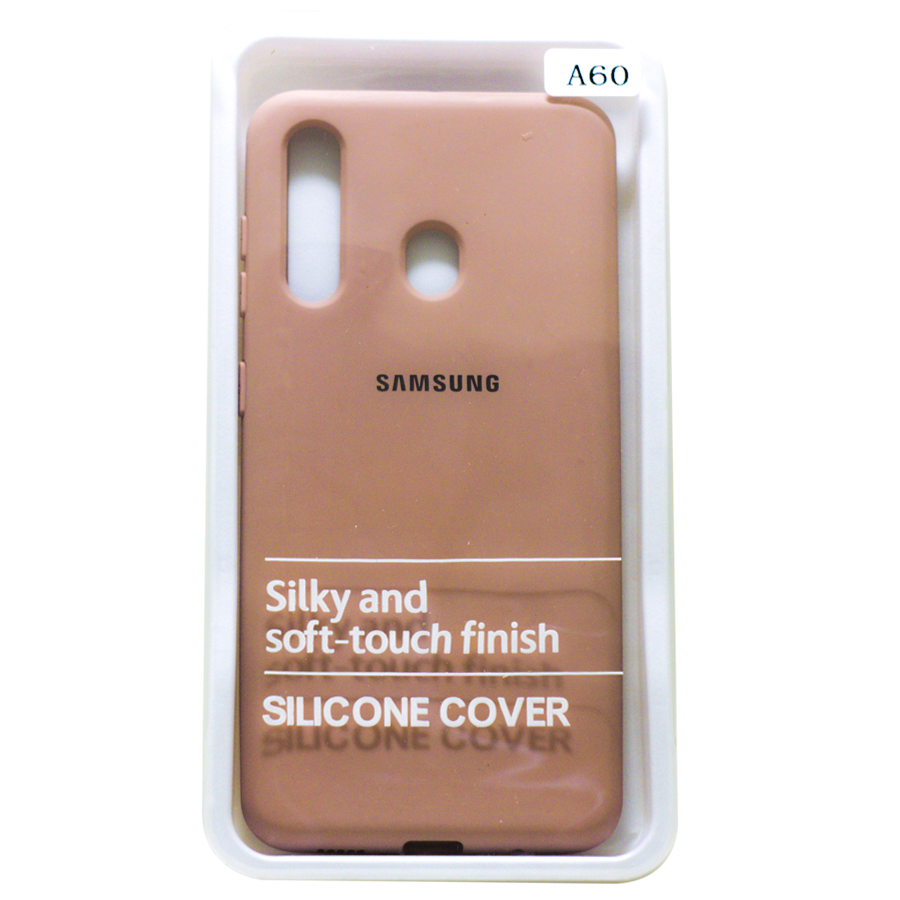 

Силикон Original Silicone Case Samsung A01 Core / A013F / M01 Core HQ персик