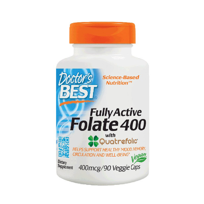 

Doctor's BEST Folate 400 Fully Active (90 капсул)