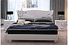 Ліжко двоспальне MiroMark Белла + каркас 180х200 білий глянець