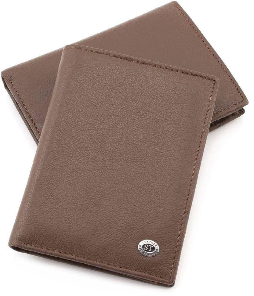 

Вертикальный кошелек на магнитной фиксации ST Leather