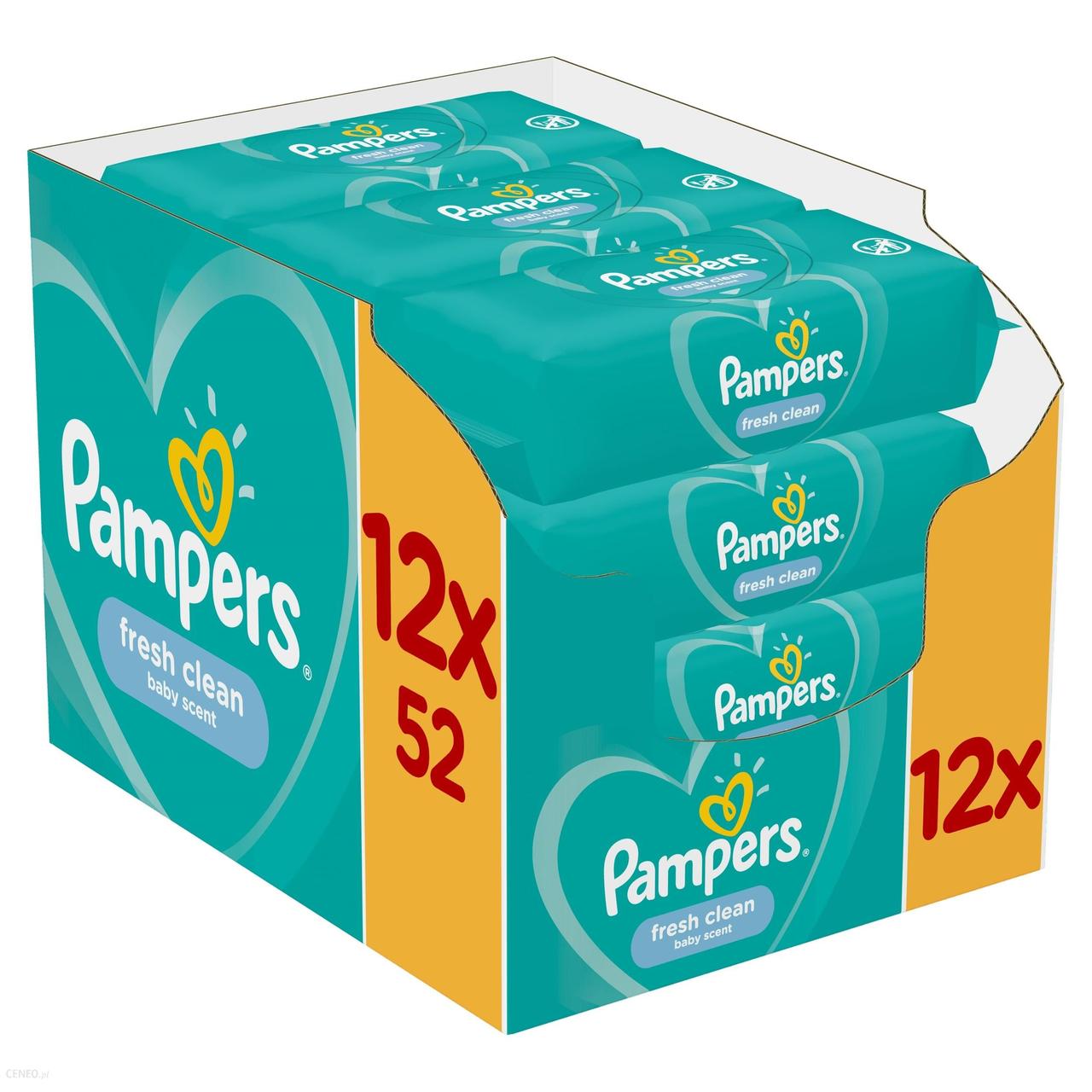 

Серветки Pampers Fresh Clean 12x52 шт