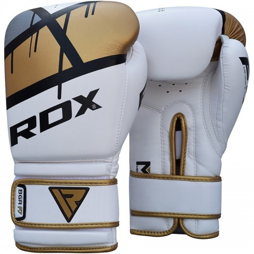 

Боксерские перчатки RDX Rex Leather Gold 8 ун.