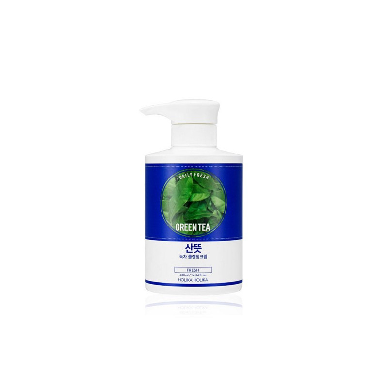 

Крем для мягкого очищения кожи с зеленым чаем Holika Holika Daily Fresh Green Tea Cleansing Cream 430 мл