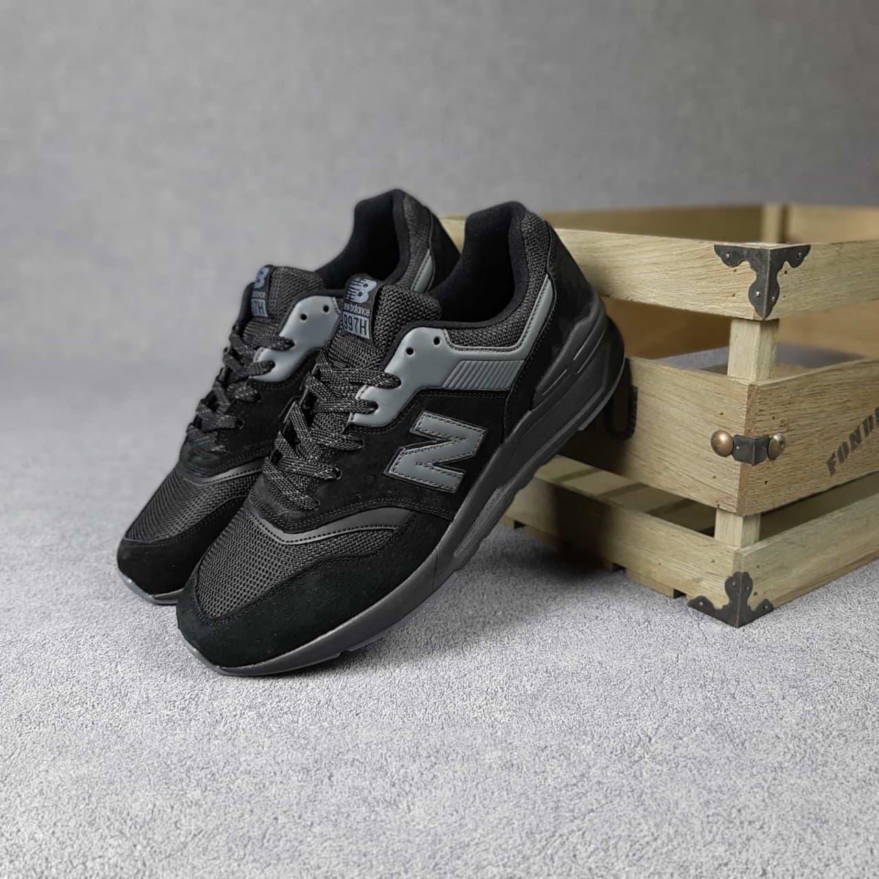 

Мужские кроссовки New Balance 997H чёрные SIN, Черный