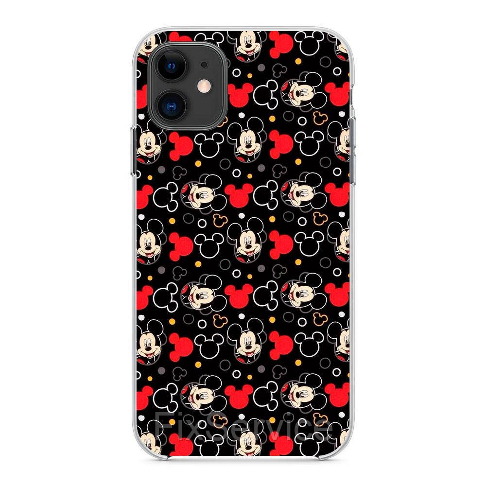 

Чехол силиконовый Mickey для Apple iPhone 11 (Mickey Black)