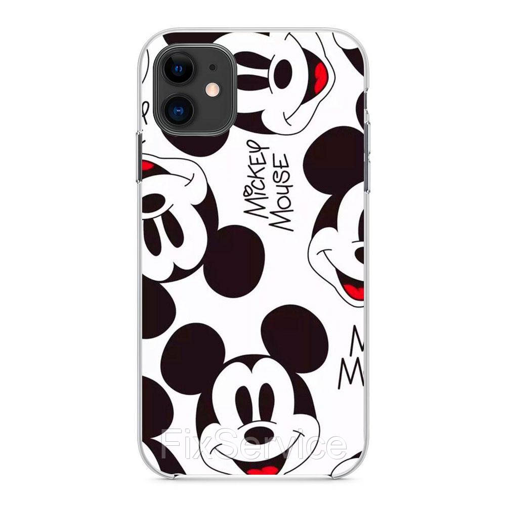 

Чехол силиконовый Mickey для Apple iPhone 11 (Микки Маус)