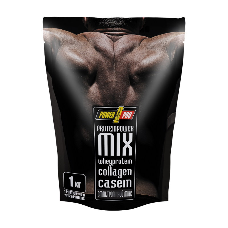 

Протеин Power Pro Protein Power MIX, 1 кг Тропический микс