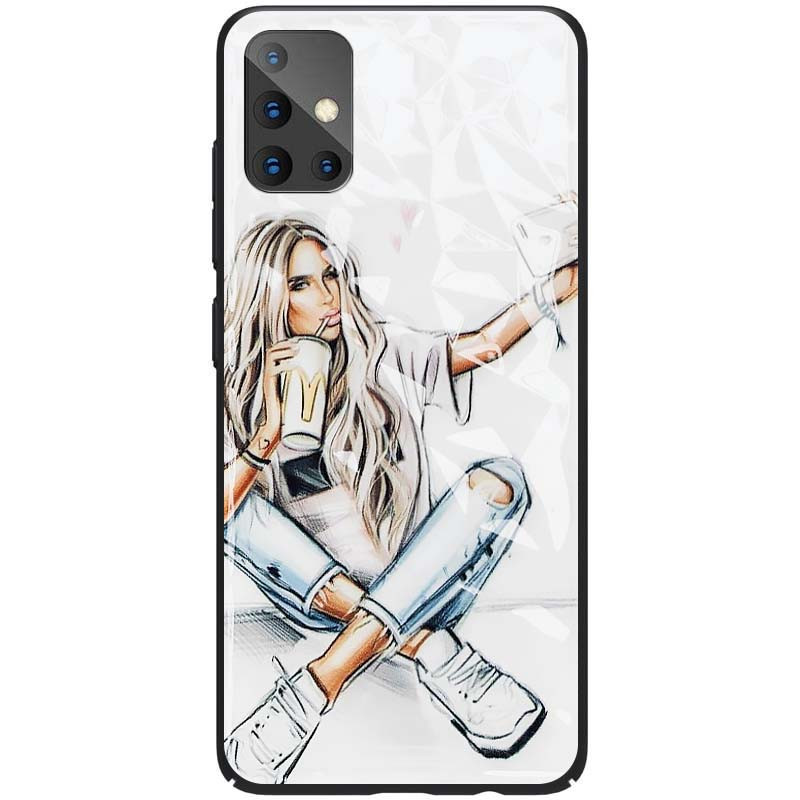 

TPU+PC чехол Prisma Ladies для Samsung Galaxy A51, Selfie