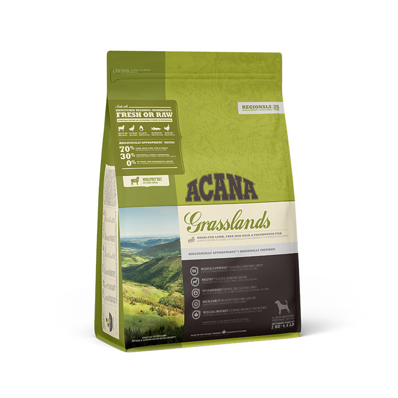 

Сухой корм ACANA GRASSLANDS для собак всех пород, 2 кг