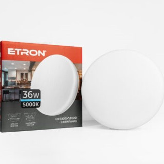 

Светильник универсальный ETRON 1-EMP-714 36W 5000К ІР20 круг