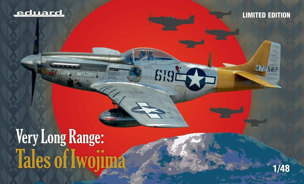 

Американский истребитель P-51D Mustang времён Второй мировой от Eduard в 1:48