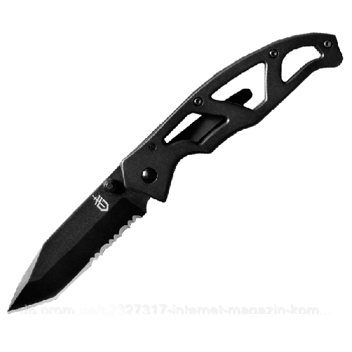 

Ніж складний Gerber Paraframe Tanto Clip Foldin Knife блістер пряме-серейторне лезо