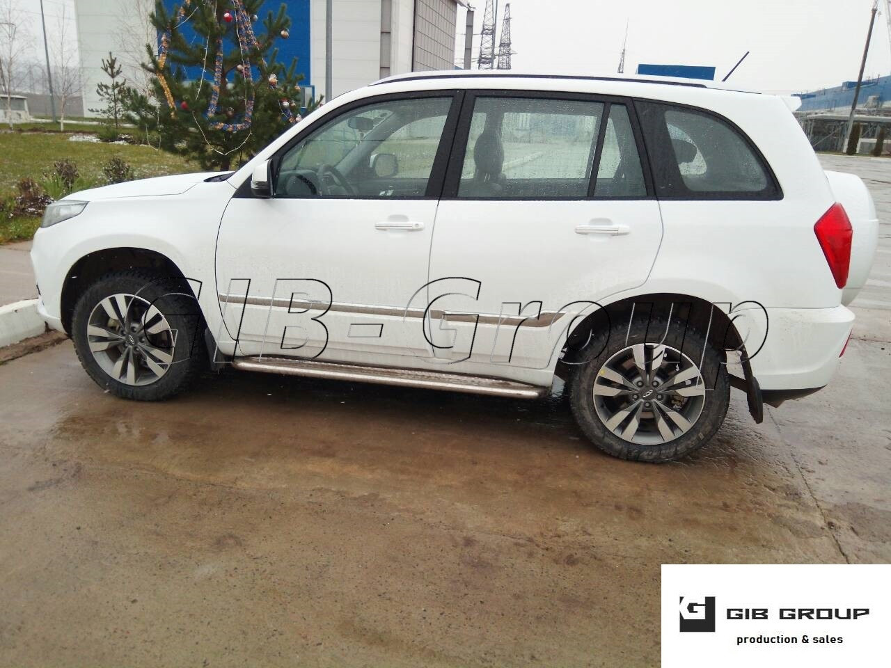 

Пороги труба с листом Chery Tiggo 3 (14+)