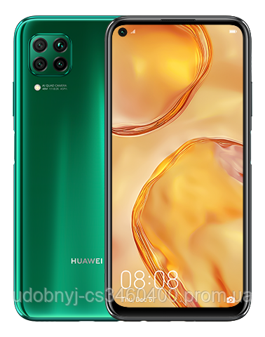 

Смартфон с хорошей камерой, большим дисплеем и нфс модулем Huawei P40 Lite 6/128Gb Green NFC (Гарантия 12 мес)