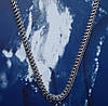 Серебряная цепочка, 550мм, 26 грамм, плетение Питон, чернение, фото 2