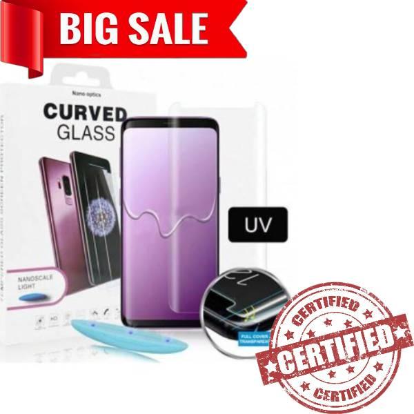 

Защитное стекло UV для Samsung G985 Galaxy S20 plus (0.25мм, 3D) clear с UV клеем и лампой