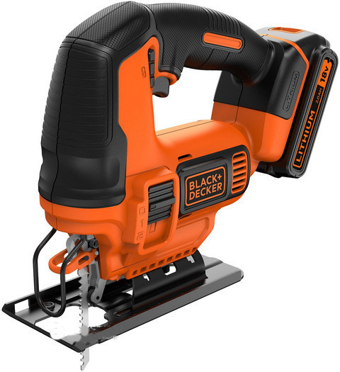 

Лобзик аккумуляторный Black+Decker Li-Ion 18 В 1.5 Ач 55 мм