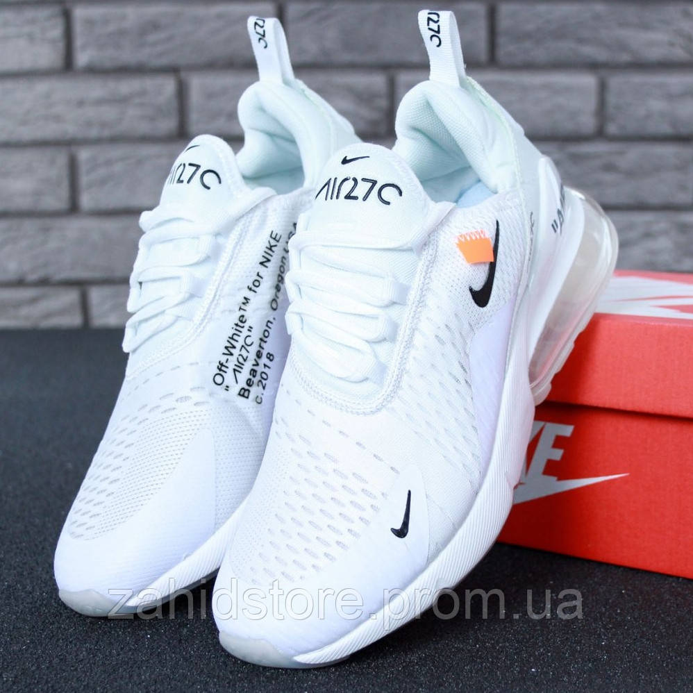 

Мужские кроссовки в стиле Nike Air Max 270 Off-White, белый, Вьетнам