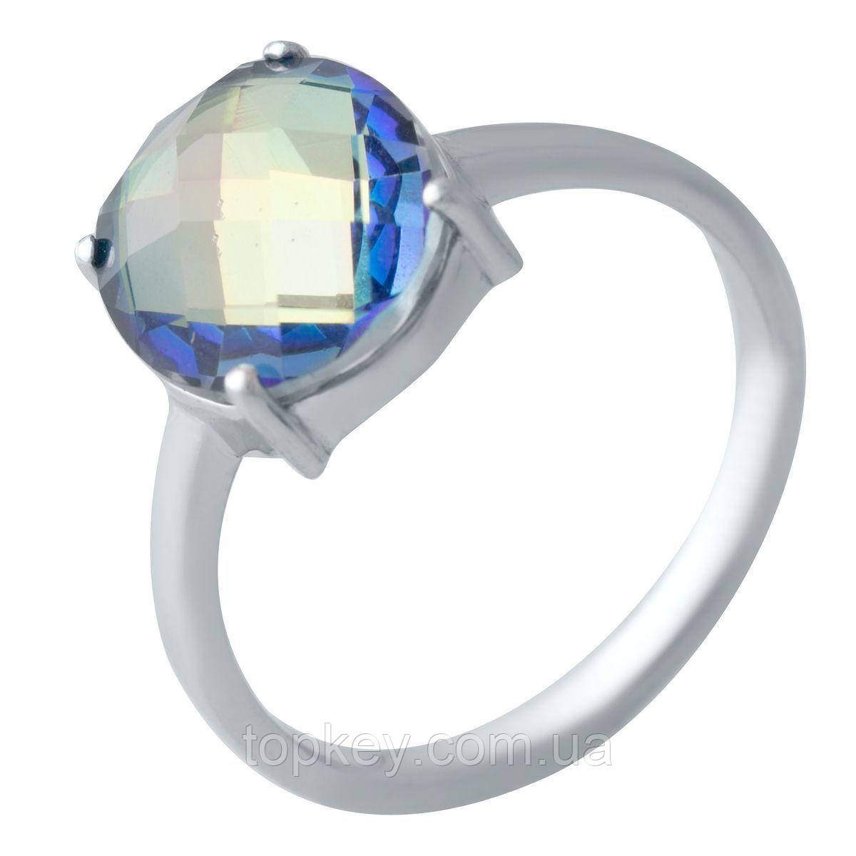 

Серебряное кольцо SilverBreeze с натуральным мистик топазом 1988343 17 размер