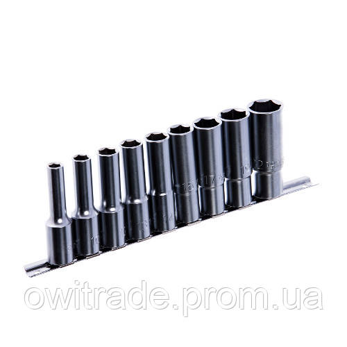 

Длинные торцевые головки на планке TOPTUL 1/2" 9ед. 8-22мм GAAQ1605U