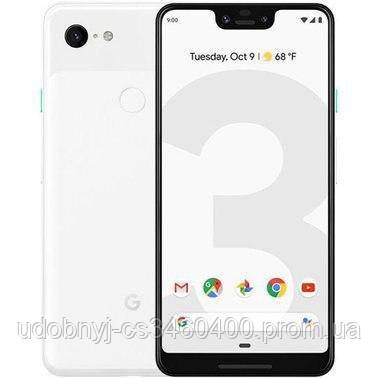 

Смартфон белый с большим дисплеем и нфс модулем на 1 sim Google Pixel 3XL 4/64 Clearly White (Гарантия 12 мес