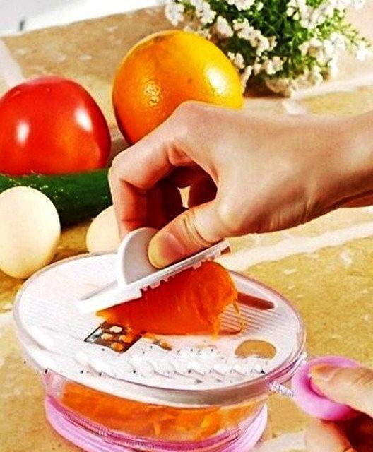 

✅ Многофункциональная терка-овощерезка Multi-function slicer RS-587. Гарантия 12 м, Белый