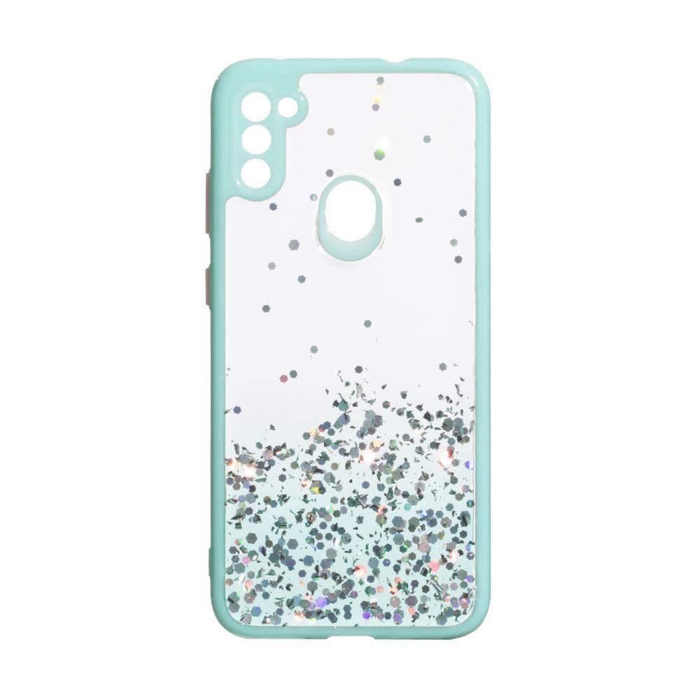 

Чехол Frame with Sequins для Samsung A11 / M11 Цвет Бирюзовый