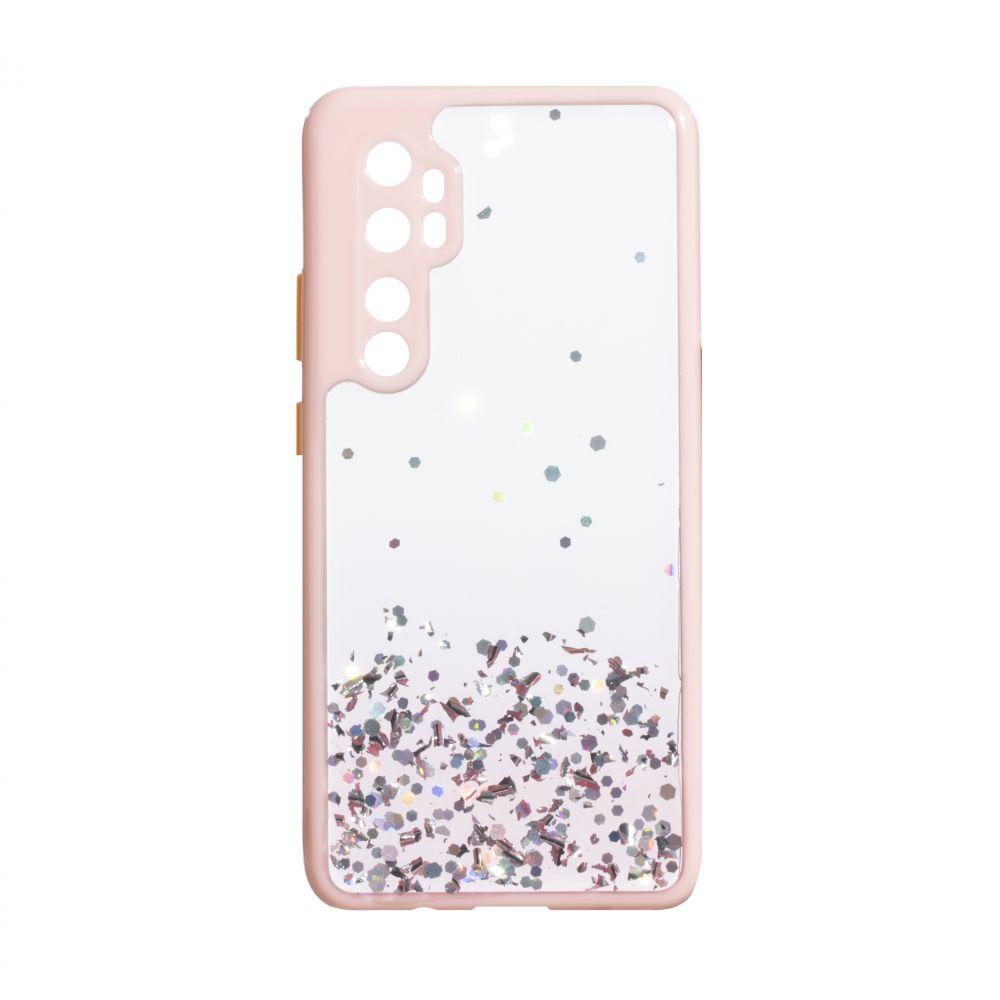 

Чехол Frame with Sequins для Xiaomi Mi Note 10 Lite Цвет Розовый