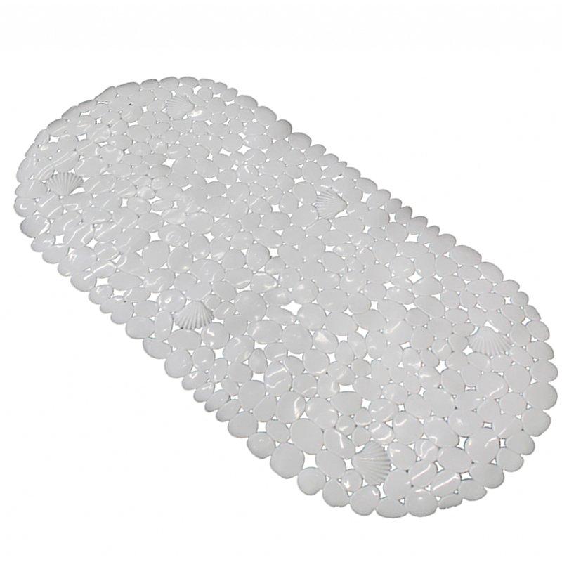 

̂ Коврик в ванную комнату Bathlux Flowers 40022 антискользящий резиновый 69х35 см Белый M11-132543
