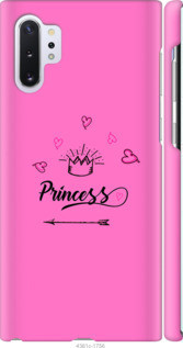 

Чехол на Galaxy Note 10 Plus Princess "4361c-1756-19631, Розовый