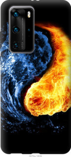 

Чехол на Huawei P40 Pro Инь-Янь "1670u-1839-19631, Желтый