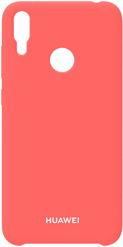 

Чехол-накладка Toto Silicone Case Huawei Y7 2019 Peach Pink #I/S, Розовый