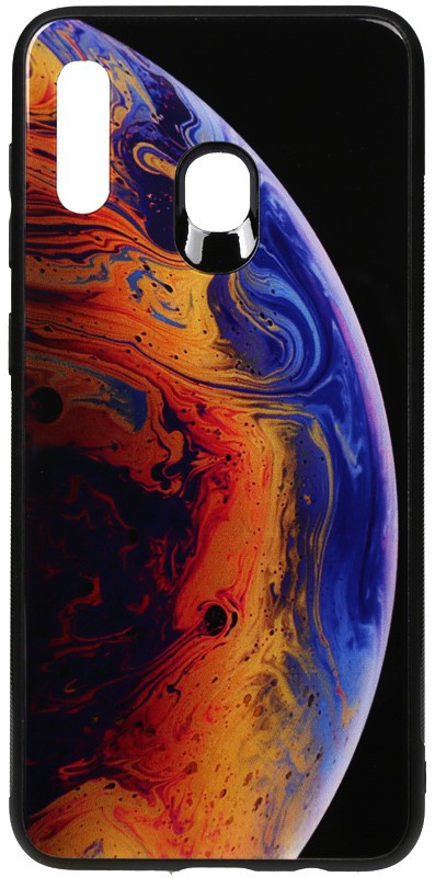 

Чехол-накладка Toto Print Glass Space Case Samsung Galaxy A20/A30 Violet #I/S