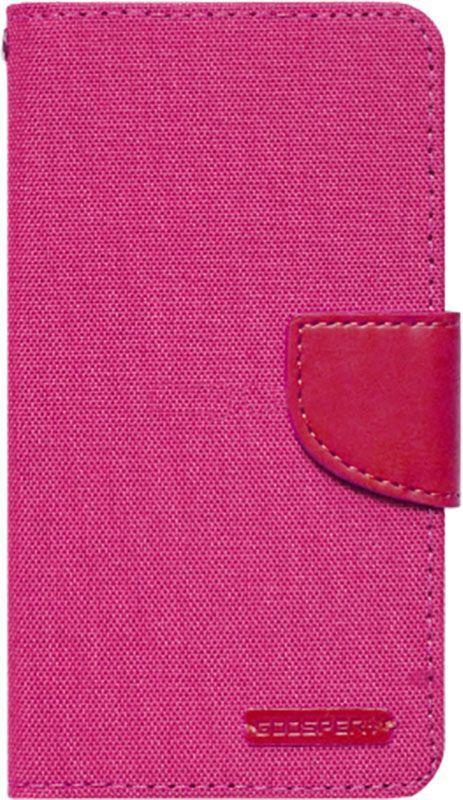 

Чехол-книжка Goospery Canvas Diary Universal 4.5-5.0 Hot Pink #I/S, Розовый