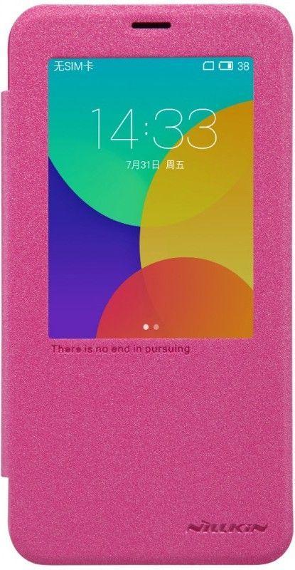 

Чехол-книжка Nillkin Sparkle case Meizu MX5 Red #I/S, Красный