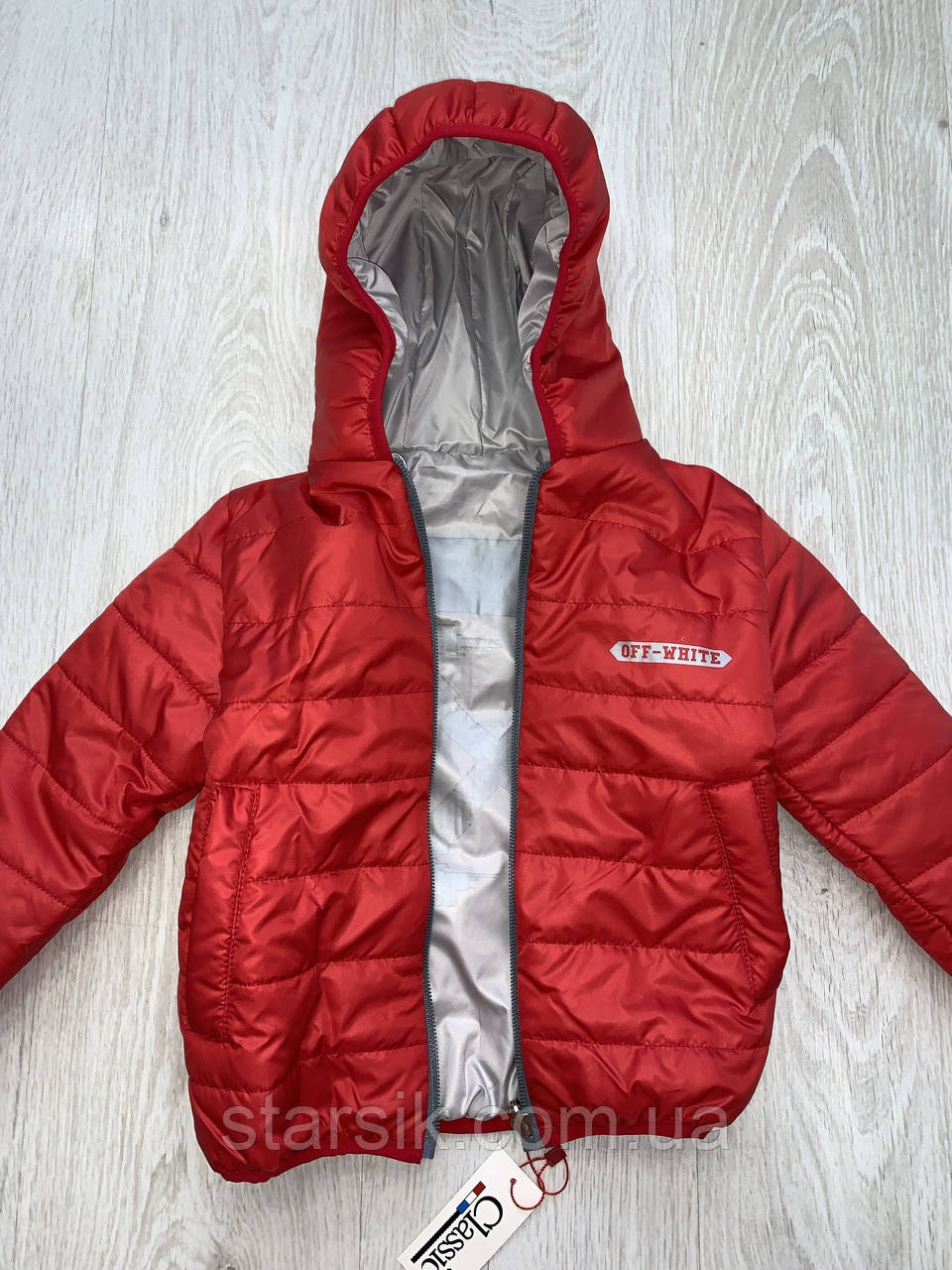 

Куртка двухсторонняя для мальчиков, Турция, арт. 9201, 104-110 см, Красный