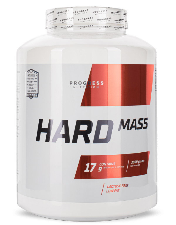 

Гейнер Progress Nutrition Hard Mass, 2 кг Клубника