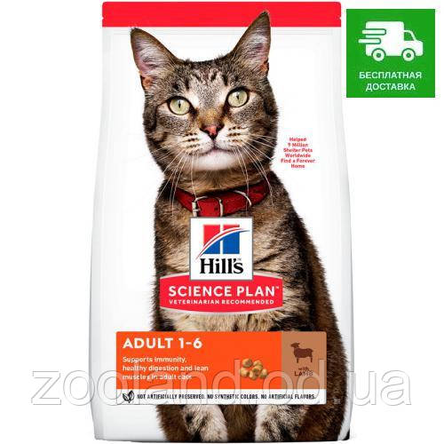 

Hill's SP Feline Adult с ягненком и рисом, 10 кг