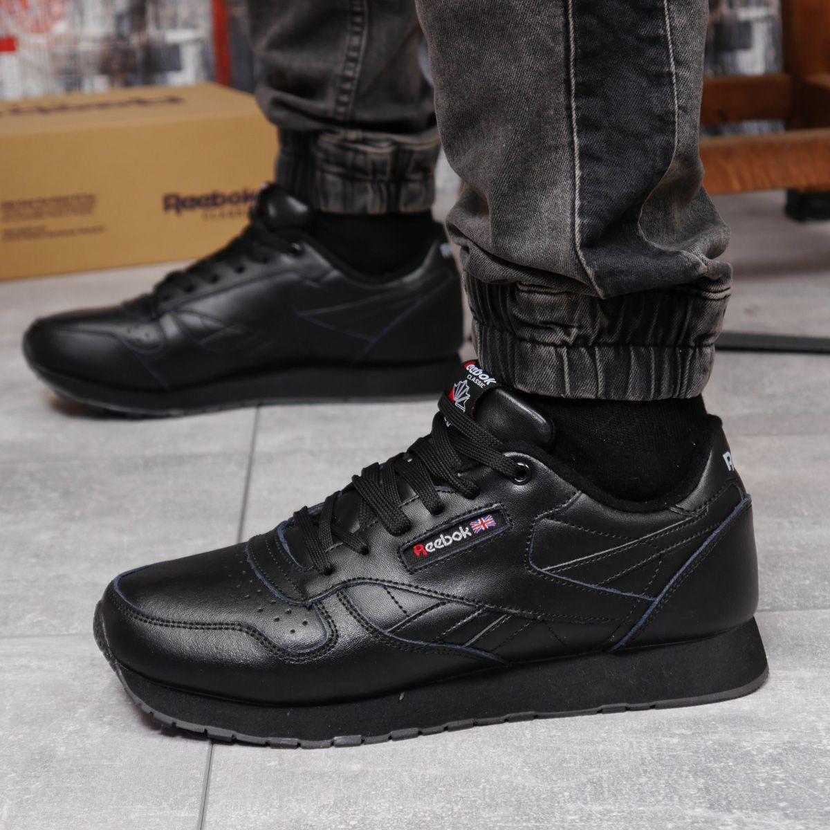 

Кроссовки мужские 17792, Reebok Classic, черные, [ 41 42 43 44 45 46 ] р. 46-30,0см., Черный