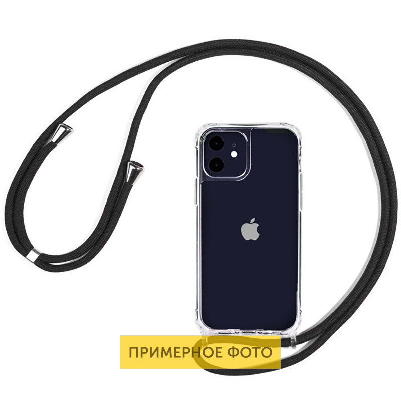 

Чехол TPU Crossbody Transparent для Apple iPhone X / XS (5.8") Черный