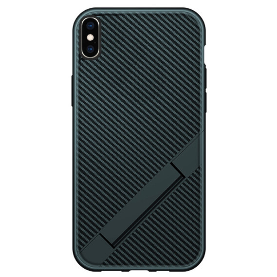 

TPU чехол Magic Folding series для Apple iPhone XS Max (6.5"), Синий|черный|зеленый
