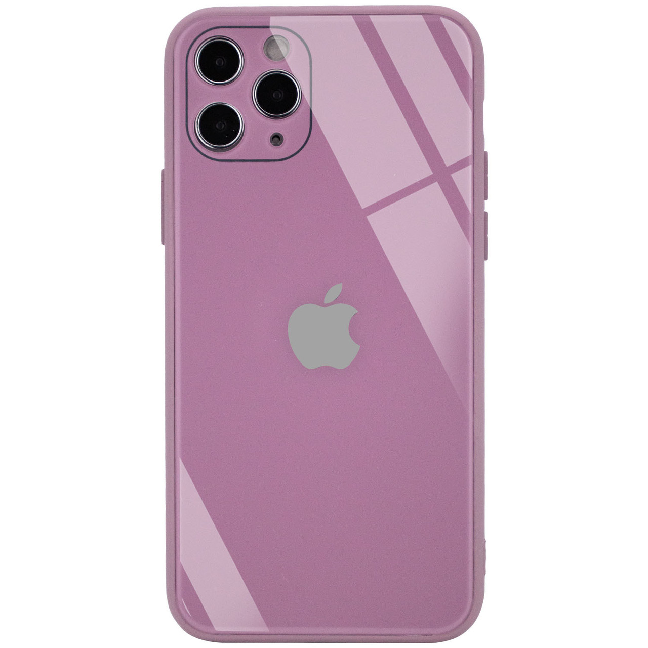 

TPU+Glass чехол ударопрочный на айфон GLOSSY Logo Full camera (opp) для Apple iPhone 11 Pro (5.8") Лиловый /, Лиловый / lilac pride